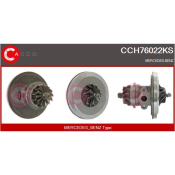 Conjunto piezas turbocompresor - CASCO CCH76022KS