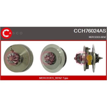 Conjunto piezas turbocompresor - CASCO CCH76024AS