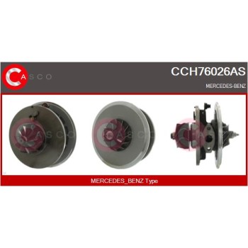 Conjunto piezas turbocompresor - CASCO CCH76026AS