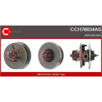 Conjunto piezas turbocompresor - CASCO CCH76034AS