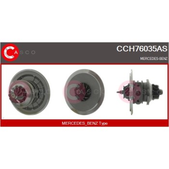 Conjunto piezas turbocompresor - CASCO CCH76035AS