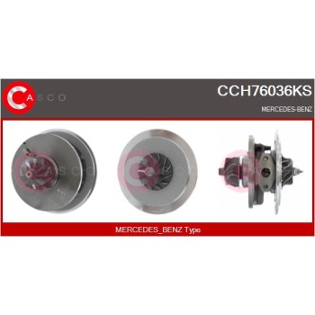 Conjunto piezas turbocompresor - CASCO CCH76036KS
