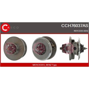 Conjunto piezas turbocompresor - CASCO CCH76037AS
