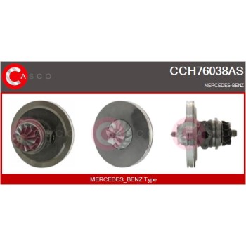 Conjunto piezas turbocompresor - CASCO CCH76038AS