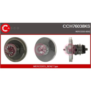 Conjunto piezas turbocompresor - CASCO CCH76038KS