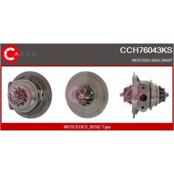 Conjunto piezas turbocompresor - CASCO CCH76043KS