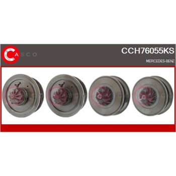 Conjunto piezas turbocompresor - CASCO CCH76055KS