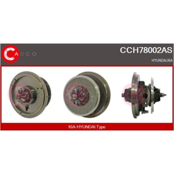 Conjunto piezas turbocompresor - CASCO CCH78002AS