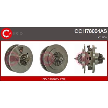 Conjunto piezas turbocompresor - CASCO CCH78004AS