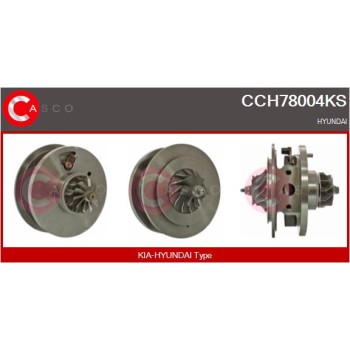 Conjunto piezas turbocompresor - CASCO CCH78004KS
