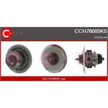 Conjunto piezas turbocompresor - CASCO CCH78005KS
