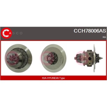 Conjunto piezas turbocompresor - CASCO CCH78006AS