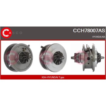 Conjunto piezas turbocompresor - CASCO CCH78007AS