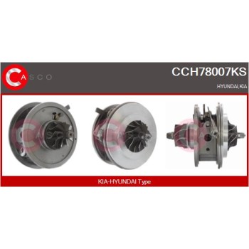 Conjunto piezas turbocompresor - CASCO CCH78007KS