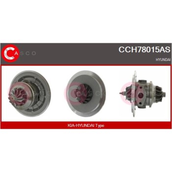 Conjunto piezas turbocompresor - CASCO CCH78015AS