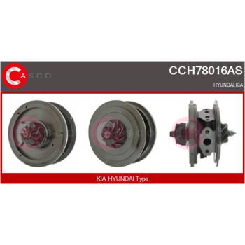 Conjunto piezas turbocompresor - CASCO CCH78016AS