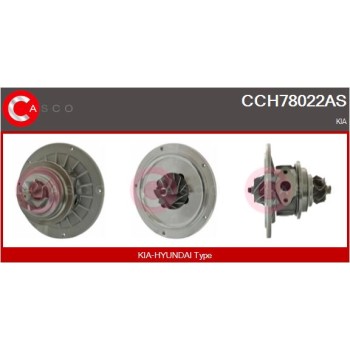 Conjunto piezas turbocompresor - CASCO CCH78022AS