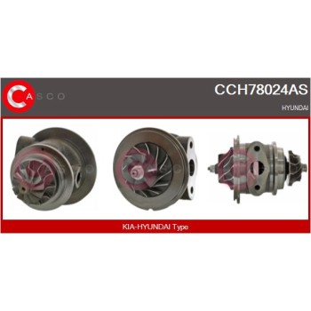 Conjunto piezas turbocompresor - CASCO CCH78024AS