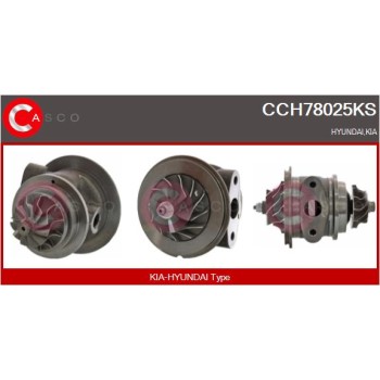Conjunto piezas turbocompresor - CASCO CCH78025KS