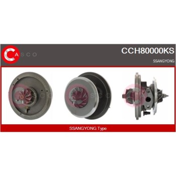 Conjunto piezas turbocompresor - CASCO CCH80000KS