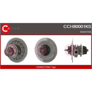 Conjunto piezas turbocompresor - CASCO CCH80001KS