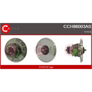 Conjunto piezas turbocompresor - CASCO CCH86003AS