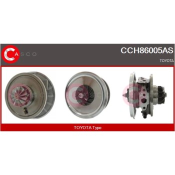 Conjunto piezas turbocompresor - CASCO CCH86005AS