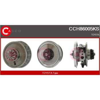 Conjunto piezas turbocompresor - CASCO CCH86005KS