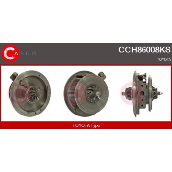 Conjunto piezas turbocompresor - CASCO CCH86008KS