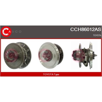 Conjunto piezas turbocompresor - CASCO CCH86012AS