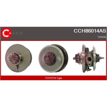 Conjunto piezas turbocompresor - CASCO CCH86014AS