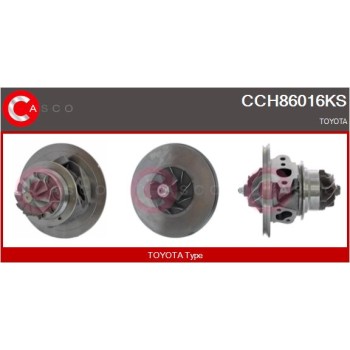 Conjunto piezas turbocompresor - CASCO CCH86016KS