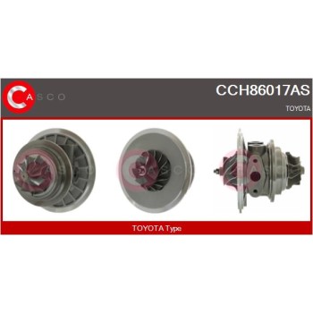 Conjunto piezas turbocompresor - CASCO CCH86017AS