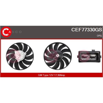 Ventilador, refrigeración del motor - CASCO CEF77330GS