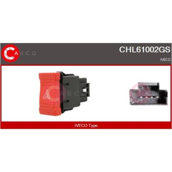 Interruptor intermitente de aviso - CASCO CHL61002GS