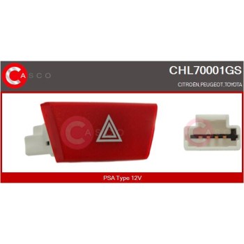 Interruptor intermitente de aviso - CASCO CHL70001GS