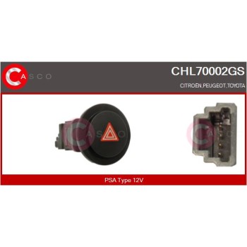 Interruptor intermitente de aviso - CASCO CHL70002GS