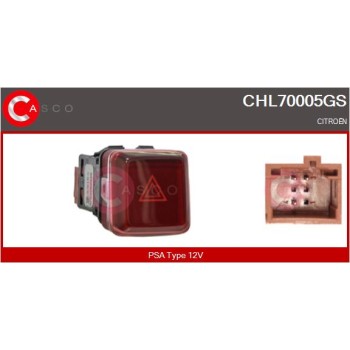 Interruptor intermitente de aviso - CASCO CHL70005GS