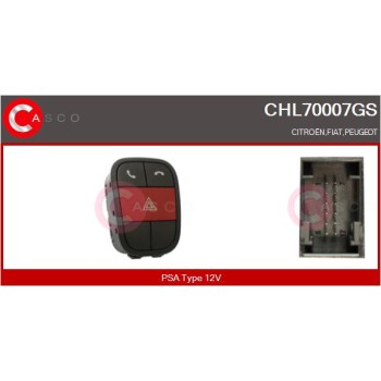 Interruptor intermitente de aviso - CASCO CHL70007GS
