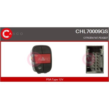 Interruptor intermitente de aviso - CASCO CHL70009GS