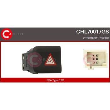 Interruptor intermitente de aviso - CASCO CHL70017GS