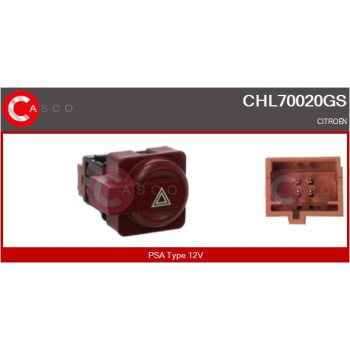 Interruptor intermitente de aviso - CASCO CHL70020GS
