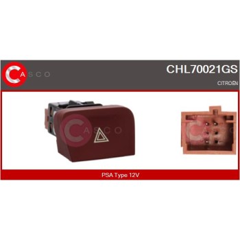 Interruptor intermitente de aviso - CASCO CHL70021GS