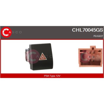 Interruptor intermitente de aviso - CASCO CHL70045GS