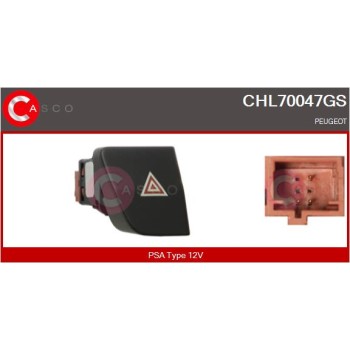 Interruptor intermitente de aviso - CASCO CHL70047GS