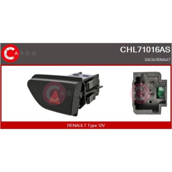 Interruptor intermitente de aviso - CASCO CHL71016AS