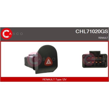 Interruptor intermitente de aviso - CASCO CHL71020GS