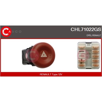 Interruptor intermitente de aviso - CASCO CHL71022GS