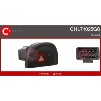 Interruptor intermitente de aviso - CASCO CHL71025GS
