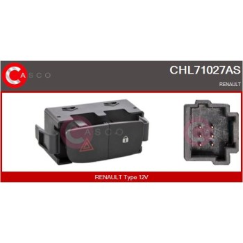 Interruptor intermitente de aviso - CASCO CHL71027AS